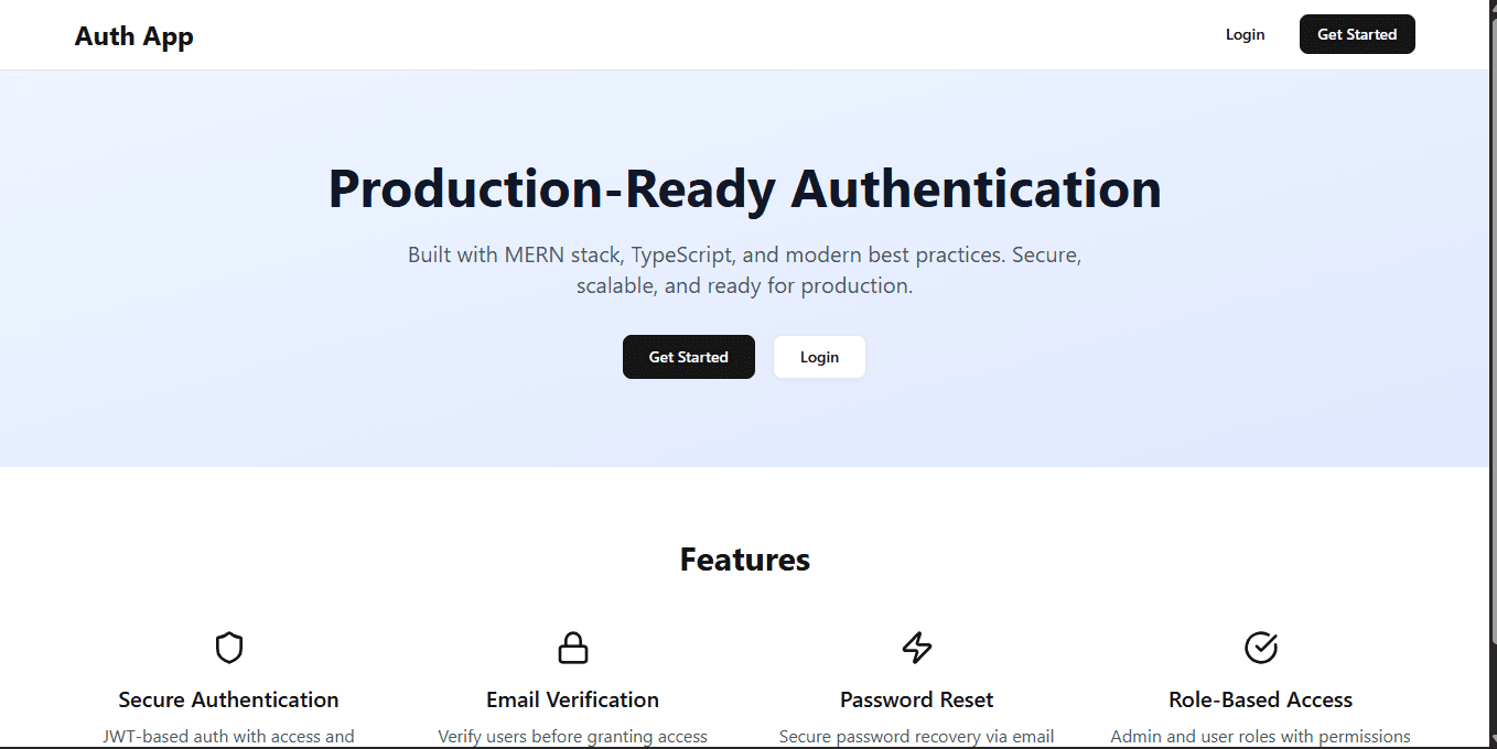 MERN auth system cover image
